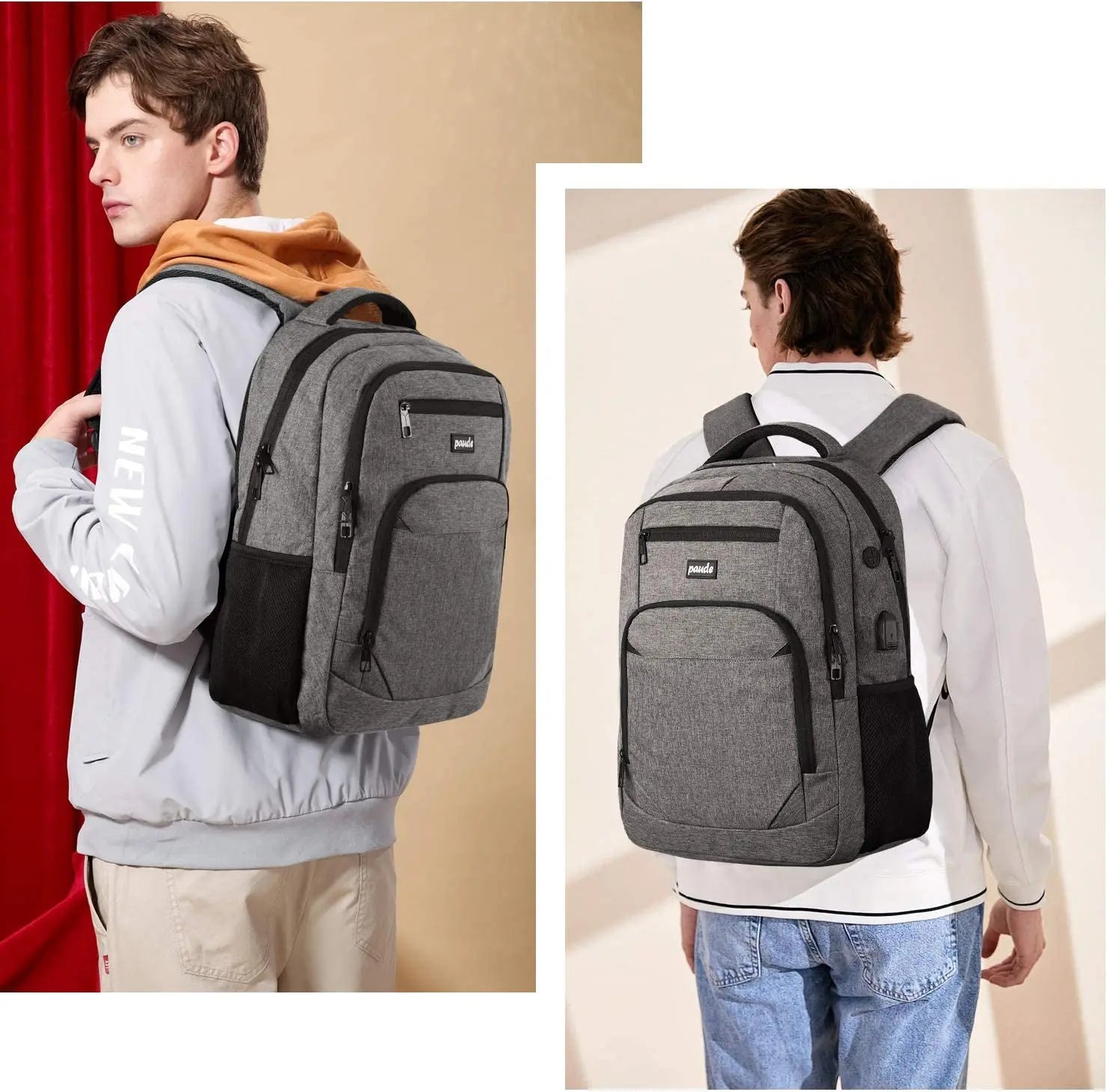 Adventure Awaits: Ultimate Travel Backpack for Teens & Adults with USB Charging Port - Perfect for School & Beyond!